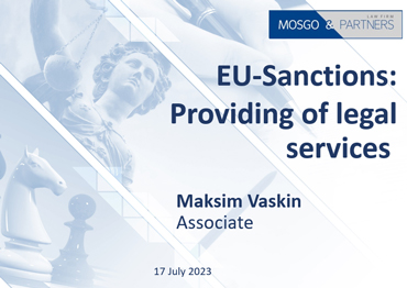 EU-Sanctions: Providing of legal services